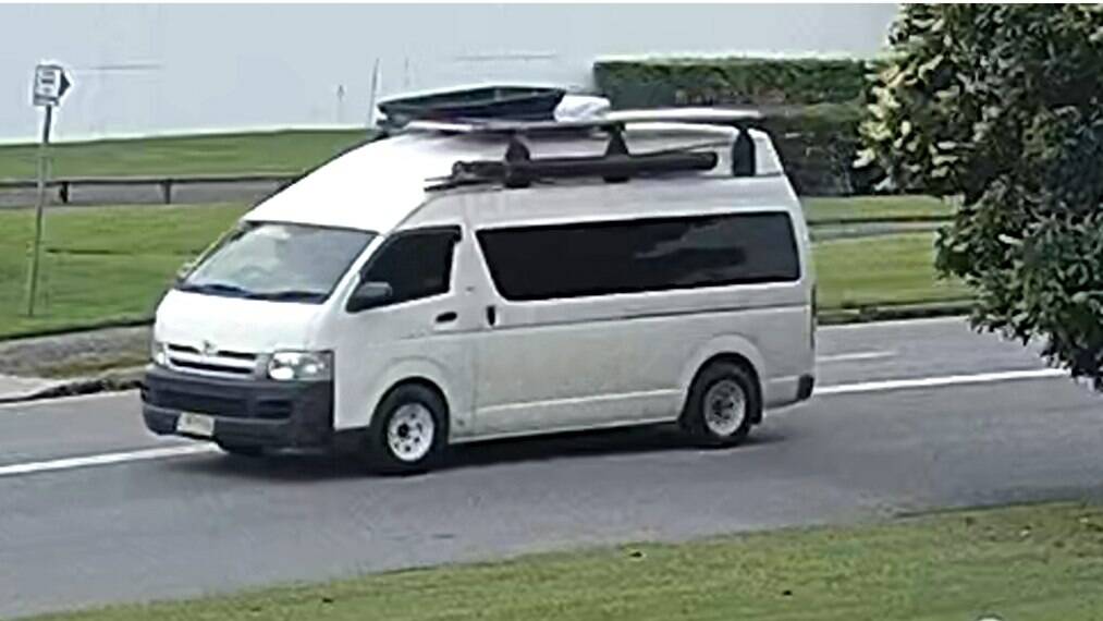 Police have released images of a vehicle allegedly used in an abduction attempt at Tweed Heads on the weekend. Picture by NSW Police