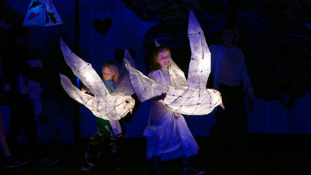 You can be a part of Lismore's signature event, the Lantern Parade. Picture by Cathy Adams