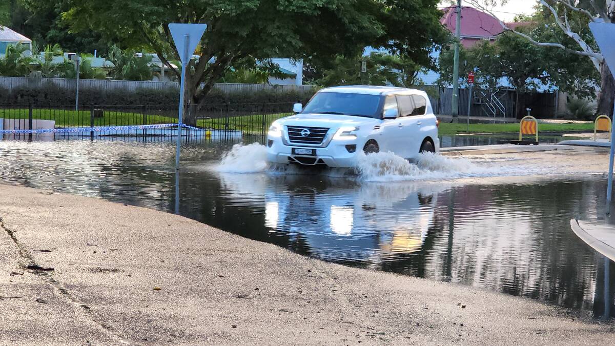 People are being urges to stay out of the Lismore CBD as the flood cleanup continues. Picture: Cathy Adams