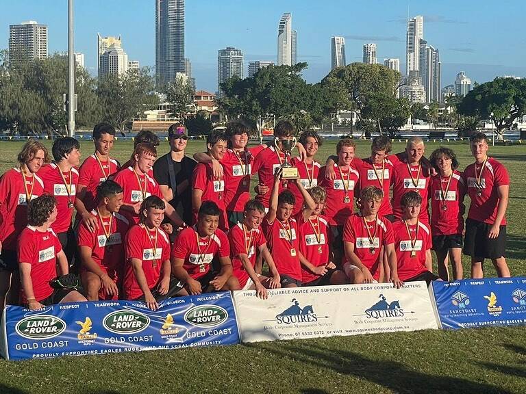 YOUNG KINGS: The FNC under-16 rugby union team won the King of the Country tournament on the Gold Coast.