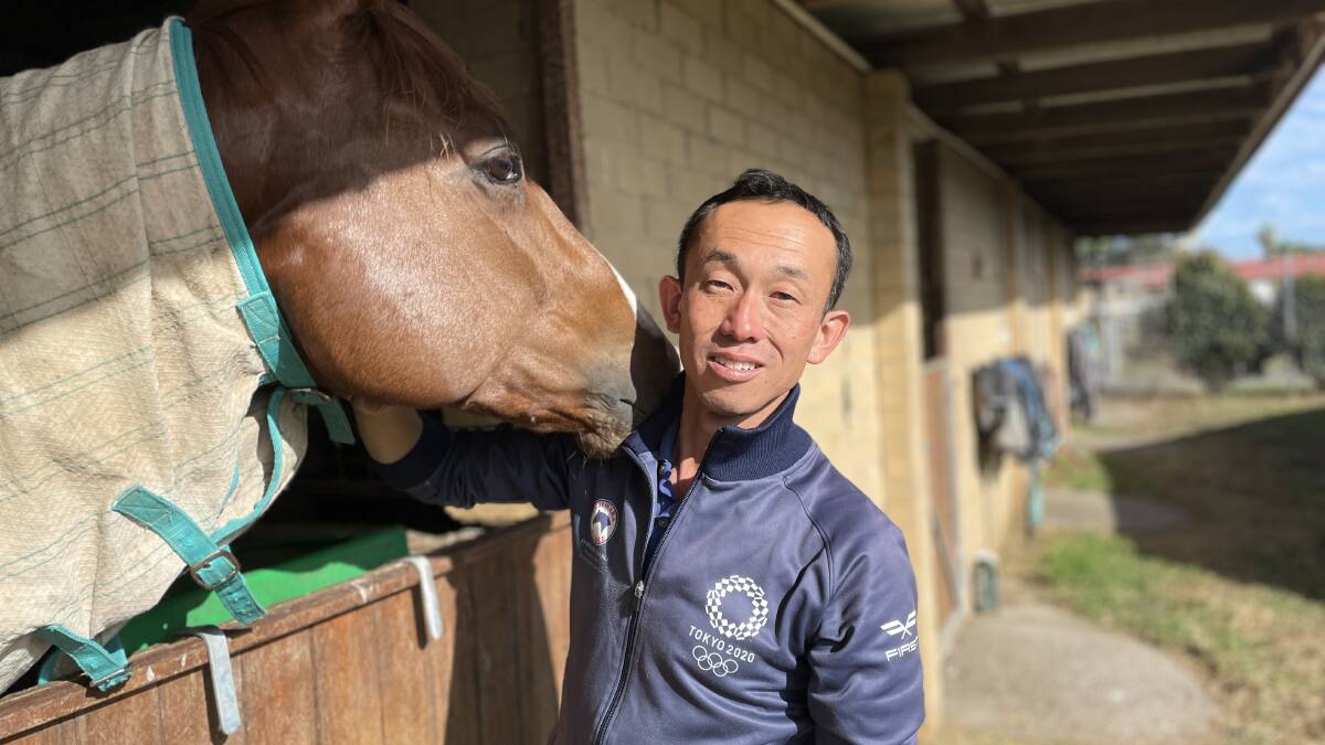 Japanese horse trainer Daiki Chujo has made a name for himself in the Northern Rivers racing community. Picture by Mitchell Craig.